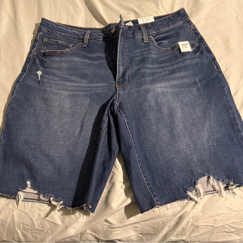 Time and Tru High Rise Denim Shorts
